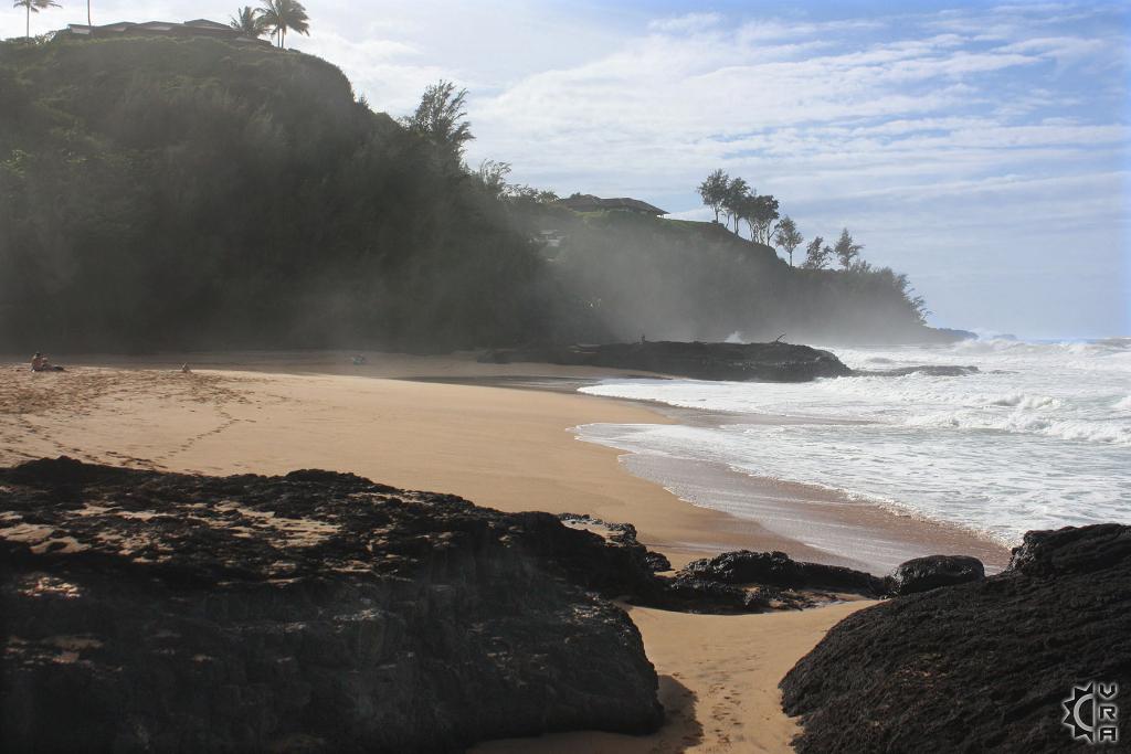 Secret Beach aka Kauapea in Kilauea, Kauai, Hawaii Hawaiian Beach Rentals