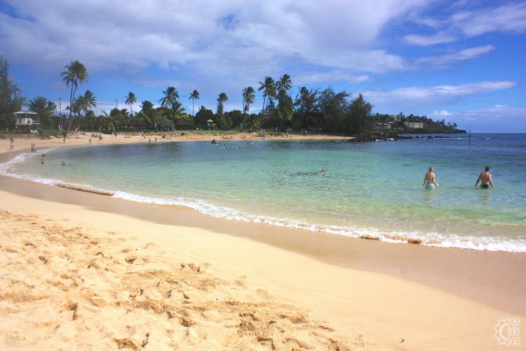 Poipu Beach Park And Brennecke S In Kauai Hawaii Poipu Beach Park And Brennecke S